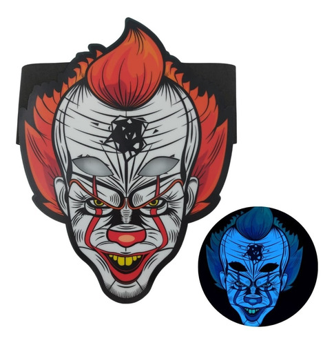 Mascara Led Halloween Cosplay Pennywise Disfraz Fiesta 