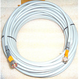 Extension 13 Mts Cable Coaxial Rg11 Con Conectores N Macho
