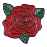 Broche Pin Rosa Vermelha 