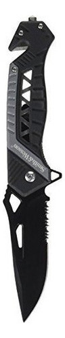 Navaja Smith & Wesson Sw608bls Cuchillo Plegable De Acero In