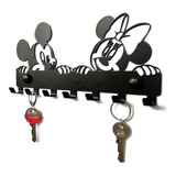 Porta Llaves Mickey Y Minnie