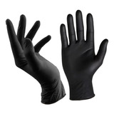 Guantes Nitrilo Negros Caja 100 Und Talla L / M - Resistente