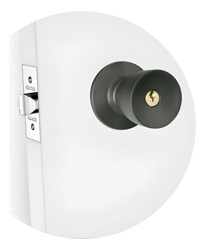 Fechadura Tubular Soprano 90mm Para Divisórias