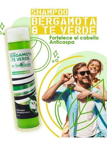 Shampoo Fortalecimiento Bergamota Y Te Verde In Bellezza