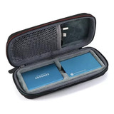 Case Estojo Para 2 Ssd Externo Portatil Samsung T5/t3/t1