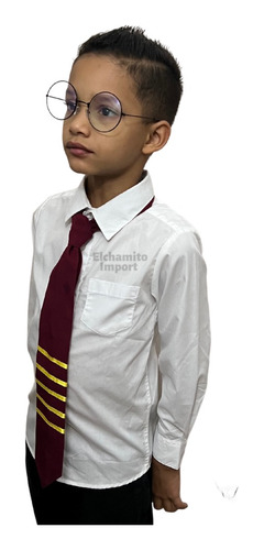 Pack Corbata Harry Potter Gryffindor + Lentes