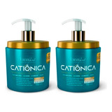 Combo Com 2 Máscara Catiônica Forever Liss 450g