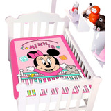 Cobertor Infantil Para Bebê Minnie Bercinho Disney Jolitex