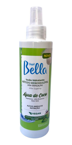 Loção Hidratante Pós Depilação Vegano Coco Depil Bella 300ml