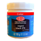 Colorantes En Polvo Negro (270) 100g Marca Deiman