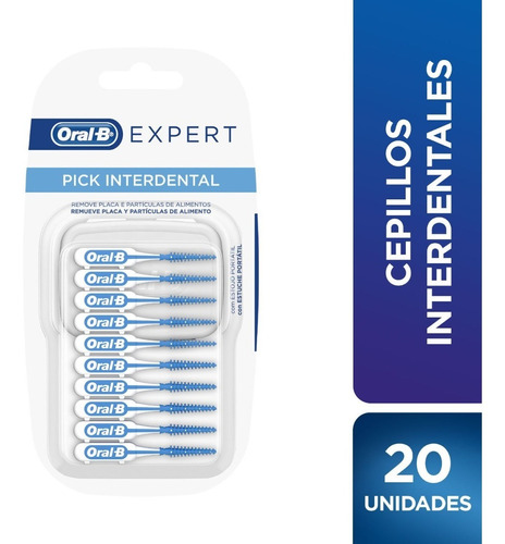 Cepillo Interdental Oral-b Expert Pick Interdental, 20 Unid.