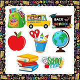 62pcs Back To School Classroom Decorations Set Colorful...