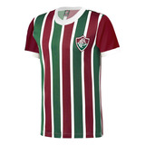 Camisa Fluminense Retrô Algodão Rubor Masculina Oficial