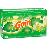 Gain Hojas De Secadora Originales, 120 Unidades