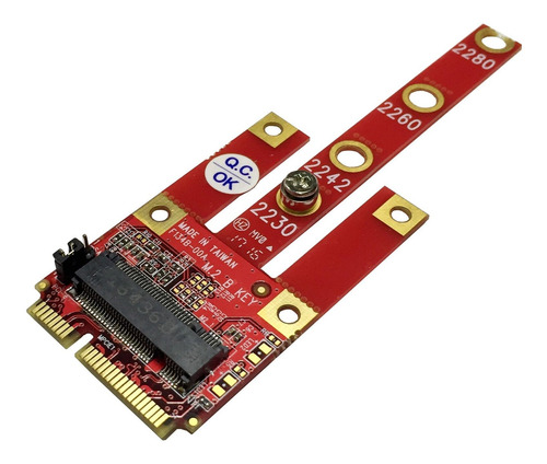 Mini Pcie Ableconn Mpex-134b Adapter With M.2 Key B Slot - S