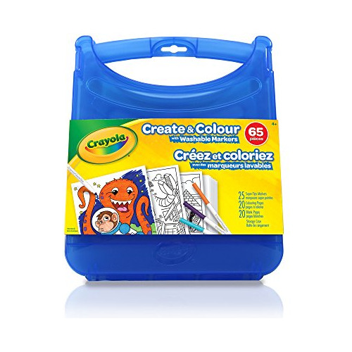 Kit De Marcadores Lavables Crayola Create & Color Super Tips