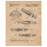 Impresiones De Patentes De Sables De Luz Vintage, 1 (11...