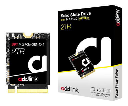 Unidad De Estado Solido Addlink Nuevo S91 2tb 2230 Nvme 3d