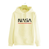 Buzo Buso Hoodie Nasa Logo Espacio