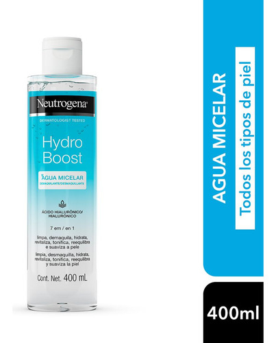 Neutrogena Hydroboost Agua Micelar Desmaquillante 400ml