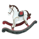 Cavalo De Balanço De Natal, Ornamento De Cavalo De