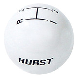 Hurst 1637624 - Pomo De Cambio De 3 Velocidades, Color Blanc