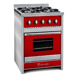 Cocina Semi Industrial Corbelli Tst Chiara Rojo 60cm