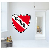 Vinilo Pared Puerta Logo Independiente De Avellaneda 100x110