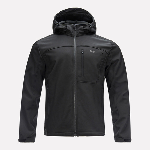 Chaqueta Hombre Lippi Macaya Softshell Hoody Jacket Negro