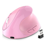 Mouse Attoe Ergo Inalambrico/rosado