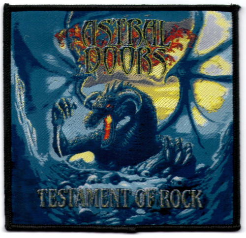 Patch Microbordado - Astral Doors Testament Of Rock Oficial