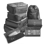 Kit Organizador Necessaire Para Bolsa De Viaje, 8 Piezas