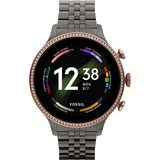 Smartwatch Fossil Gen 6 Mujer Acero Inoxidable V Color De La Caja Gris Oscuro