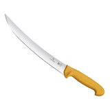 Cuchillo Carnicero Curvo Victorinox® Línea Swibo, 26cm Color Naranja