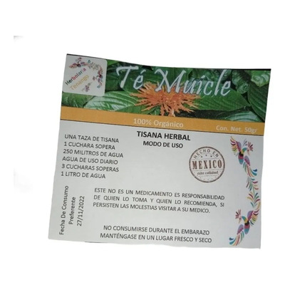 Té de Muicle 50 g de Herbolaria Tenango | Meses sin interés
