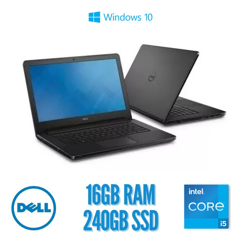 Notebook Dell Vostro 14 3468 Core I5 7200u 16gb 240sd - W10