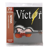 Cuerdas Para Violin 4/4 3/4 Victor Aluminio No Mancha Cv