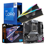 Kit Intel Core I9 13900k + Gigabyte B760m Aorus Elite + 32gb