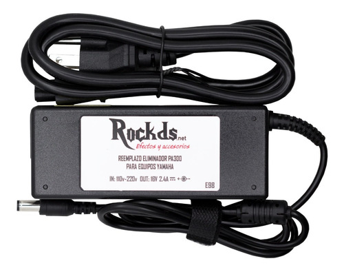 Eliminador Rockds Pa300 16v 2.4a Compatible Teclados Yamaha