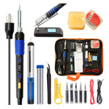 Kit De Soldador Electrnico De 110 W - Soldador Digital Lcd D