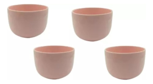 Cerealero Bowl Sopero Porcelana 550cc Rosa X 4 Un