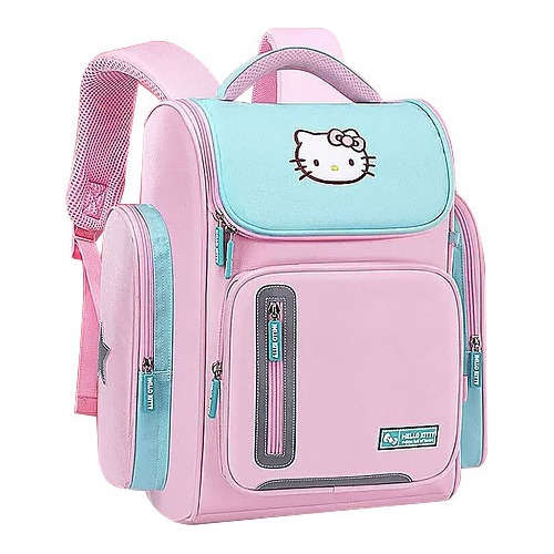 Mochila Escolar Hello Kitty Sanrio Para Niñas De Primaria