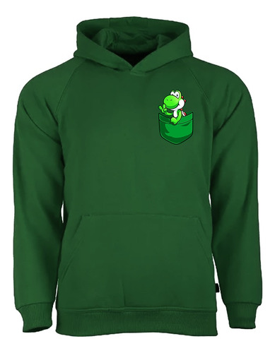 Sudadera Hoodie Mario Bross En Bolsillo 16 Personaj + Regalo