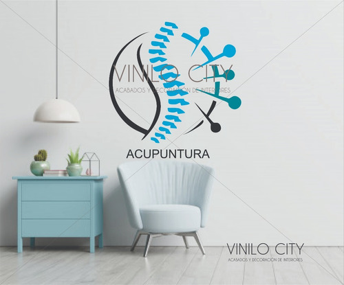 Vinil Decorativo Acupuntura Modc3