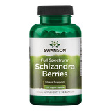 Swanson Bayas De Schizandra, 525 Mg Con 90 Caps. Hecho Usa Sabor S/n