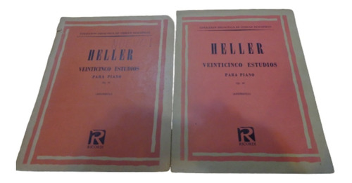 Lote Heller. Veinticinco Estudios Para Piano Op. 45 Y Op. 47
