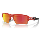 Gafas De Sol Oakley Flak 2.0 Xl Matte Redline Prizm Ruby, Color De La Montura: Línea Roja, Color Varilla, Color Negro