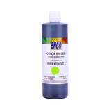 Color Gel Verde Neon Reposteria 500 Grs. Enco 2432-500