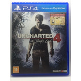 Uncharted 4 A Thief's End - Playstation 4 - Ps4 - Cib
