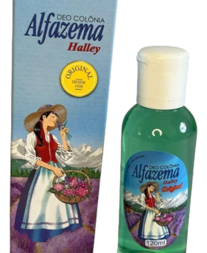 Perfume Alfazema Deo Colônia Halley 120ml - Original Splash Atacado Limpeza Ambiente 
